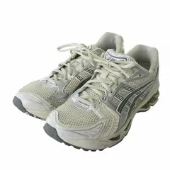 アシックス asics GEL-KAYANO 14 ゲルカヤノ スニーカー メッシュ シューズ 白 ホワイト グレー 27cm