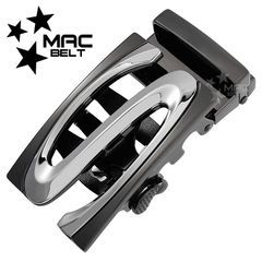 ベルト バックルのみ 穴なし オートロック メンズ 35mm 穴なしベルト 金具 交換 替え 無段階 単品 金属バックル 3.5cm B-453