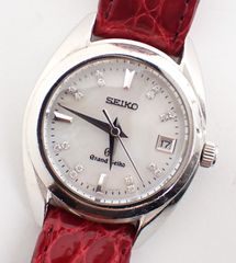 美品 Grand Seiko(グランドセイコー) エレガンスコレクション 4J52-0AC0/STGF287 SS/革 QZ クォーツ ホワイトシェル