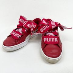 PUMA プーマ リボンシューズ スニーカー レッド