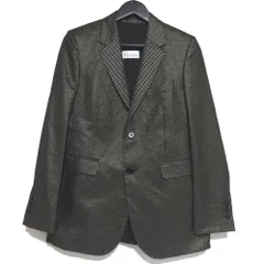 美品 RED VALENTINO レッドヴァレンティノ ドット柄 ジャガード 2B シングル テーラードジャケット 42 170/88A ブラック レディース 古着 中古 USEDのサムネイル