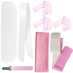 【人気商品】(帯板/着付けベルト/腰紐3本/マジックベルト/衿芯/伊達) レディース 着付けセット 結婚式 通年用 花嫁 浴衣用 パーティ 袴用 お茶会 二尺袖着物用 卒業式 和装小物6点セット 入学式 [TOuWA] お花見