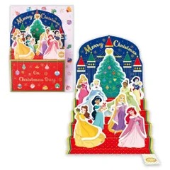 【メール便】ディズニープリンセス クリスマスカード 立体オルゴールカード DNプリンセス クリスマス舞踏会2 ディズニー 日本ホールマーク Xmas メッセージカード キャラクター グッズ 