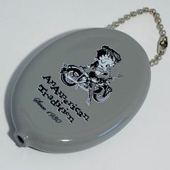 89511 BettyBoop ラバーコインケースGRY グレー