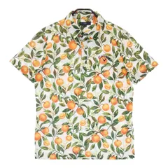 サイズ：L CALLAWAY キャロウェイ  半袖ポロシャツ 総柄 ホワイト系 [240101431421] ゴルフウェア メンズ ストスト