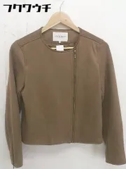 ◇ A day in the life UNITED ARROWS ジップアップ 長袖 ジャケット サイズ38 ブラウン レディース  【中古】 【1112060011915】