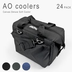 新品未使用 エーオークーラーズ 24パック キャンバス デラックス クーラーボックス クーラーバッグ 保冷バッグ ポケット付き 約23L AOクーラーズ  AO Coolers 24PACK CANVAS DELUXE SOFTCOOLER AO24DX