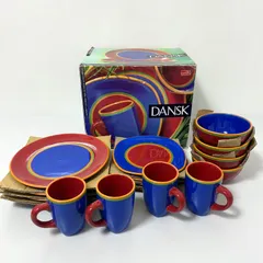 未使用✨ DANSK ダンスク 食器16個セット マルチカラー 赤青緑 オレンジ 2025年最新】ダンスク 食器の人気アイテム - メルカリ
