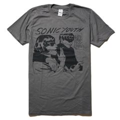 SONIC YOUTH 正規品・新品 Tシャツ Goo - Charcoal 90s グランジ オルタナ ロック グレー