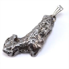 カンポデルシエロ 隕石 11.1g 鉄隕石 原石 ネックレス ペンダント トップ アクセサリー P2532