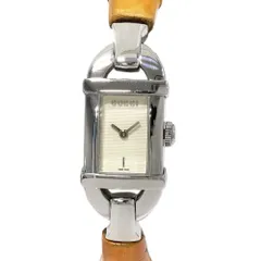 【電池交換済】GUCCI グッチ 腕時計 6800L GG柄 バンブーモチーフ 楽天市場】【ウォッチ】GUCCI グッチ 6800L バングル シルバー