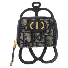 Christian Dior (クリスチャンディオール) 30 Montaigne AirPords Pro ケース付き オブリーク ジャガード フォンホルダー スマホケース ポーチ ベージュのサムネイル