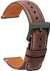 TStrap 時計 ベルト 時計 バンド 18mm 20mm 44mm 本革 牛革 腕時計バンド 交換ベルトメンズ 腕時計レザーベルト 工具付き