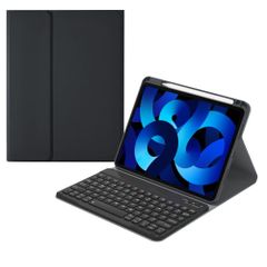 【人気商品】球状くぼみ 入力しやすい ペンホルダー内充電 iPad 10.9インチ Pencil キーボード付き Apple カバー ケース 分離式 キーボード マグネット Bluetooth 第4世代 キーボード 第5世代 カラーキーボード iPadAir のサムネイル