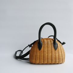 odds オッズ ミニ  ショルダーバッグ かごバッグ | MINI WIKKER BAG