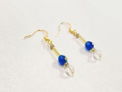 【年末SALE】チェコビーズ　ピアス #E26