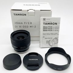 Tamron 20mm f2.8 単焦点 超広角レンズ SONY Eマウント - メルカリ