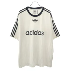 adidas アディダス ストライプゲームシャツ IM9459 ホワイト 2XL