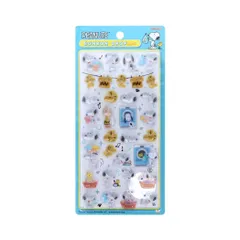 【メール便】スヌーピー シールシート ボンボンドロップシール ランドリー ピーナッツ サンスター文具 デコシール 手帳 お手紙 キャラクター グッズ 