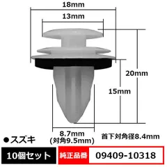 2023年最新】トリムクリップ スズキの人気アイテム - メルカリ