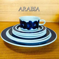 ARABIA社製「アネモネ」ディナープレート4枚セット