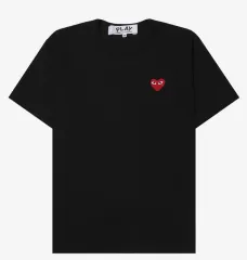 ブラックコムデギャルソン Tシャツ新品未使用 PLAY COMME des GARCONS 新品 プレイ コムデギャルソン OUTLINE