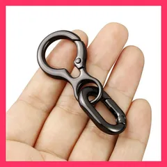 【スタッフおすすめ！】[TANJUN] バイク キーホルダー 自転車 キーリング 車 キーチェーン カラビナフック 軽量長持ち 取扱簡単 脱落紛失防止 シンプルでおしゃれなキークリップ メンズ レディース キーケース