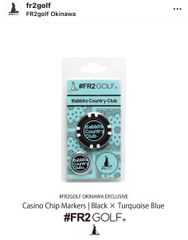 FR2GOLF 沖縄限定 Silicon Name Tag ターコイズブルー - メルカリ