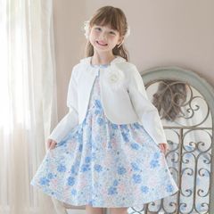 美品 【2点セット】ジャケット＋シフォンプリーツワンピース 120 