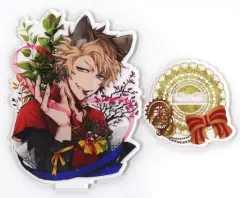 【中古】同人アクセサリー・小物系 【ツイステッド ワンダーランド】アクリルスタンド ラギー・ブッチ(鶏にく) /かず屋