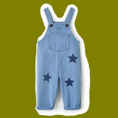 【在庫処分】[Miipat] 子供服 女の子 デニム サロペット キッズ ベビー オーバーオール 子供 ワイドパンツ オールインワン ゆったり 可愛い おしゃれ 韓国 90-120cm
