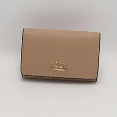 美品 コーチ キーケース 5連 キーリング ブラウンカラー レディース INB 2000000 NSK