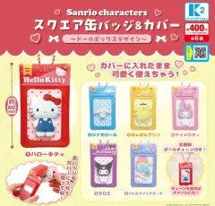 Sanrio(サンリオ) 登場人物 スクエア缶バッジ& カバー ガチャ マイメロディー