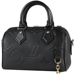 LOUIS VUITTON/ルイ ヴィトン　スピーディ バンドリエール 20（2WAYハンドバッグ）　モノグラム アンプラント レザー　ノワール（ブラック）　M58953【美品】