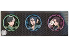 【中古】バッジ・ビンズ A.桜遥＆杉下京太郎＆蘇枋隼飛 缶バッジ3個セット 「WIND BREAKER -晩夏食祭-×animatecafe」