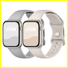コンパチブル Apple Watch バンド 41mm 40mm 38mm 42mm アップルウォッチ バンド シリコン製 スポーツバンド iwatch Series 10/9/8/7/SE/6/5/4/3/2/1 交換ベルト 通気 柔らかい 防水 耐衝撃 男