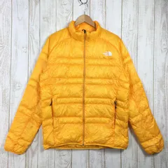 【Men's XXL オレンジ系】 The North Face ( ザ・ノースフェイス ) ライト ヒート ジャケット Light Heat Jacket リサイクルダウン ND42331R Asian Men's  ダウンインサレーション ア