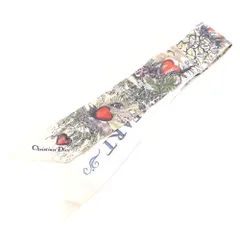 Christian Dior (クリスチャンディオール) ミッツァ シルク スカーフ アイボリー