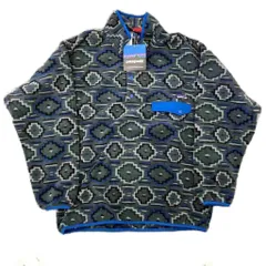 パタゴニア Patagonia タグ付き フリースジャケット シンチラ スナップT XL グレー 紺 ネイビー 25450