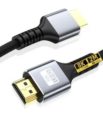 FAMROLLS HDMI ケーブル 2m ウルトラハイスピード Ultra High Speed HDMI Cable 認証済み HDMI 2.1 48Gbps 8K@60Hz/4K@120Hz eARC・VRR/ALLM・Dynamic HDR 対応 …