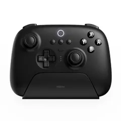 8bitdoultimate充電ドックを備えたBluetoothコントローラー、Switch/Switch2用のワイヤレスプロコントローラー、Windows、およびsteamDeck(Black)