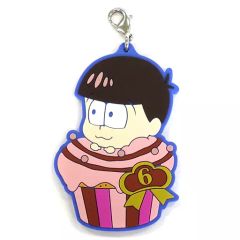 [중고] 키홀더 마스코트 (캐릭터) 토도마츠 컵케이크 오소마츠씨 고무 마스코트 [이치반 쿠지 오소마츠씨~파티셰 이야미에서 일할 수 없다!~] I상