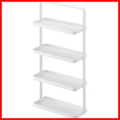 【速発送】山崎実業mk メガネ& クセサリートレー 4段 ホワイト 約16.5×7×32.5cm タワー クセサリー収納 小物入れ 4298