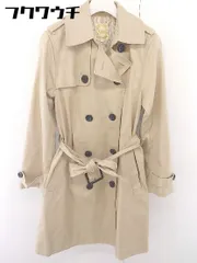 ◇ ◎ BEAMS HEART ビームス ハート ベルト付き ダブルボタン 長袖 トレンチコート サイズ 1 ベージュ レディース  【中古】 【1110070011154】のサムネイル