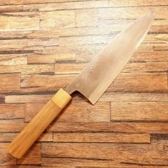木製鞘付き】京都有光 本焼 出刃包丁 高級 厚さ9mm 美品 希少 - メルカリ