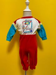 【Size90】vintage USA製 ネズミ ロンパース ヴィンテージ US古着 アメリカ 輸入