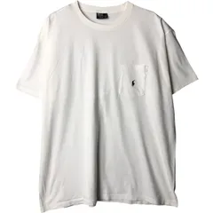 古着 ラルフローレン Ralph Lauren POLO by Ralph Lauren 半袖 ワンポイントロゴポケットTシャツ USA製 メンズXL相当/eaa589463