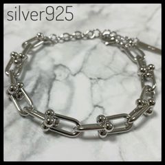 シルバー 925 ブレスレット レディース ハードウェア 高品質 silver 