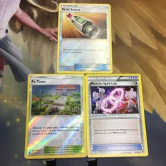 つ15 ポケモンカード　旧裏面　英語　海外版　3枚　マルチつけかえ　ポータウン　ミュウツーソウルリンク　39