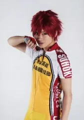 【中古】生写真(男性) 鳥越裕貴(鳴子章吉)/膝上・衣装ユニフォーム・右手顔の横・キャラクターショット/舞台『弱虫ペダル』 インターハイ篇 The Second Order ブロマイド